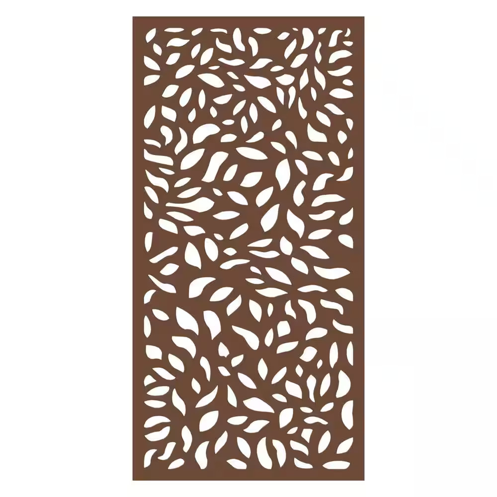 Evergreen 6 Ft. X 3 Ft. Espresso Recycled Polymer Decorative Screen Panel, Wall