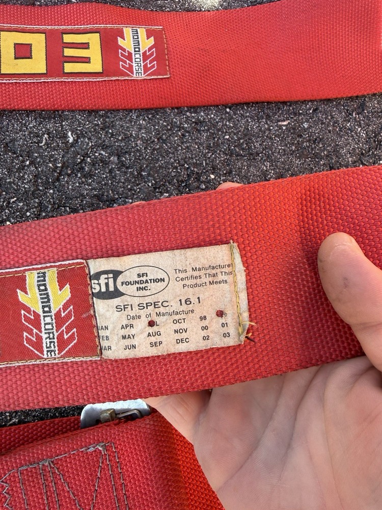 **RARE** 1999 MOMO Corse 5 Point Harness’s Complete Pair
