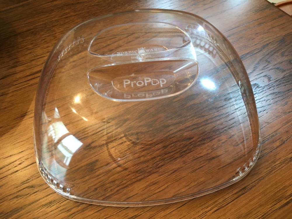 nordic ware microwave red popcorn popper
