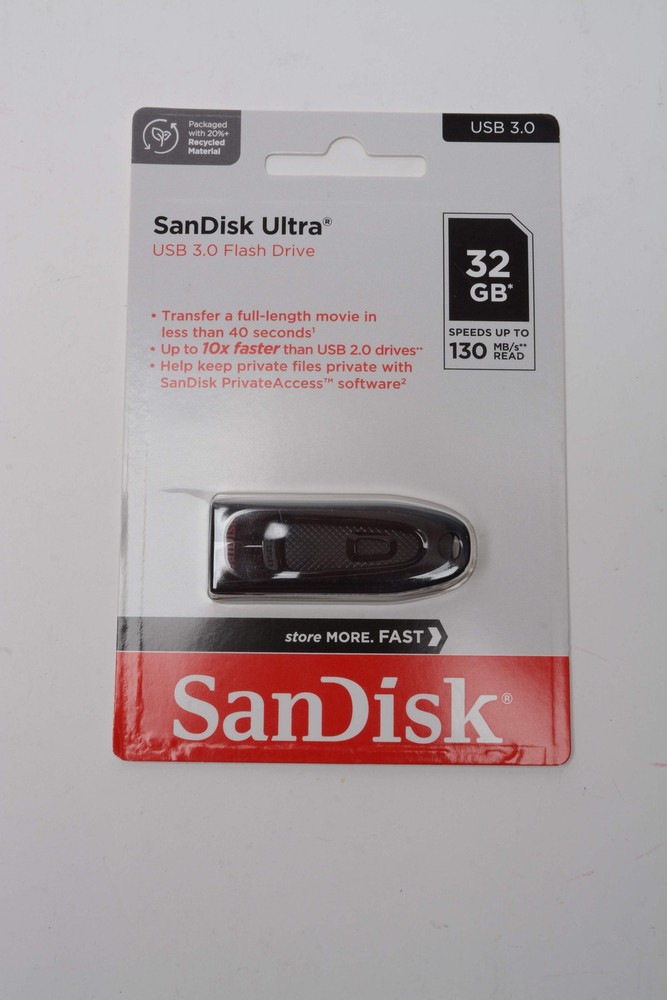 Sandisk Ultra USB 3.0 Flash Drive, New