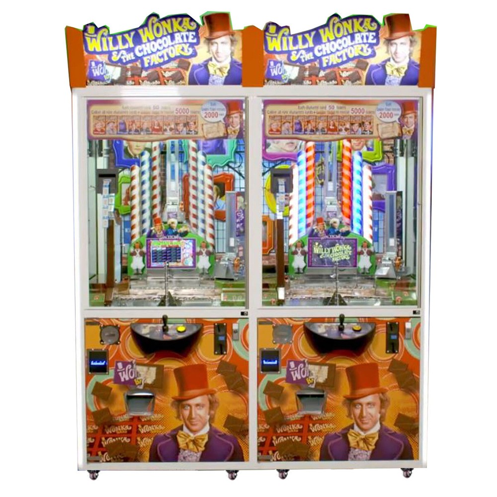 Elaut Willy Wonka Coin Pusher Arcade Ticket Redemption Game - 2 Player