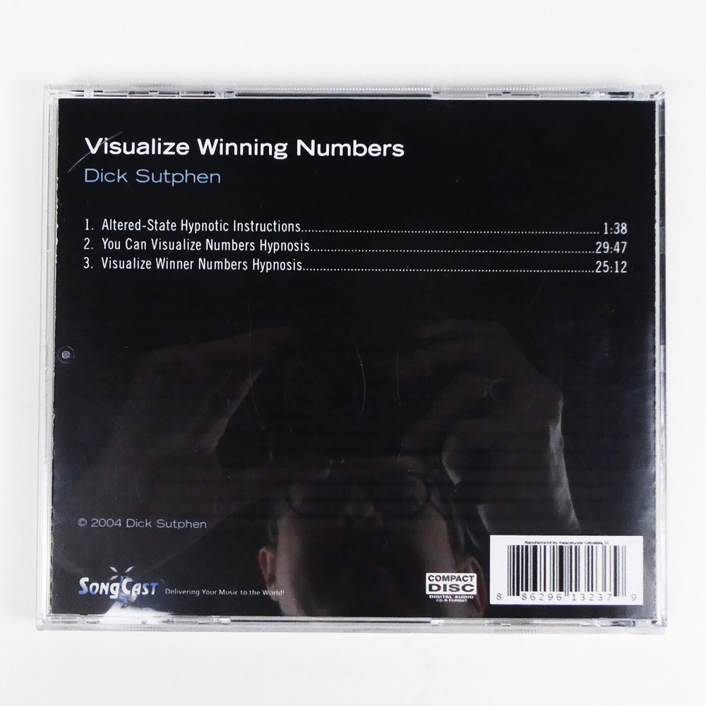 VISUALIZE WINNING NUMBERS PSYCHIC SERIES CD Self Hypnosis Guided Meditation
