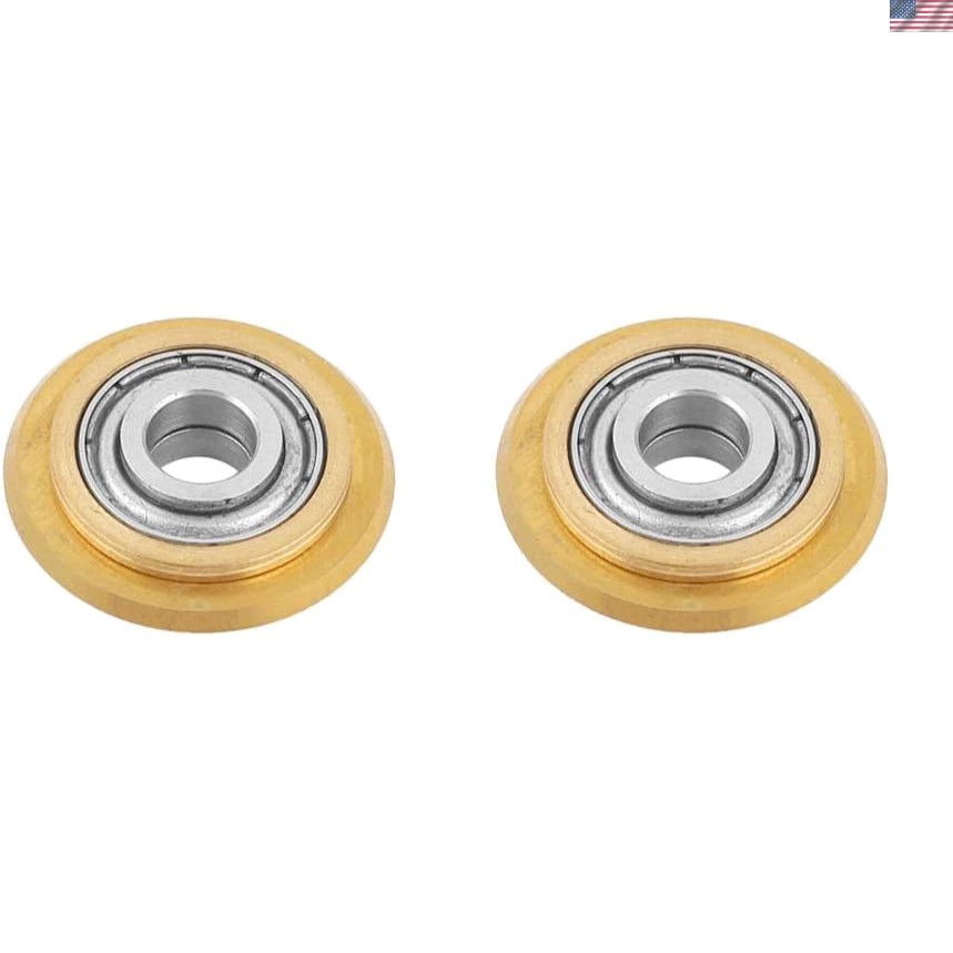 Precision Tile Cutter Wheel Replacement - 2pcs Tungsten Carbide with Titanium...