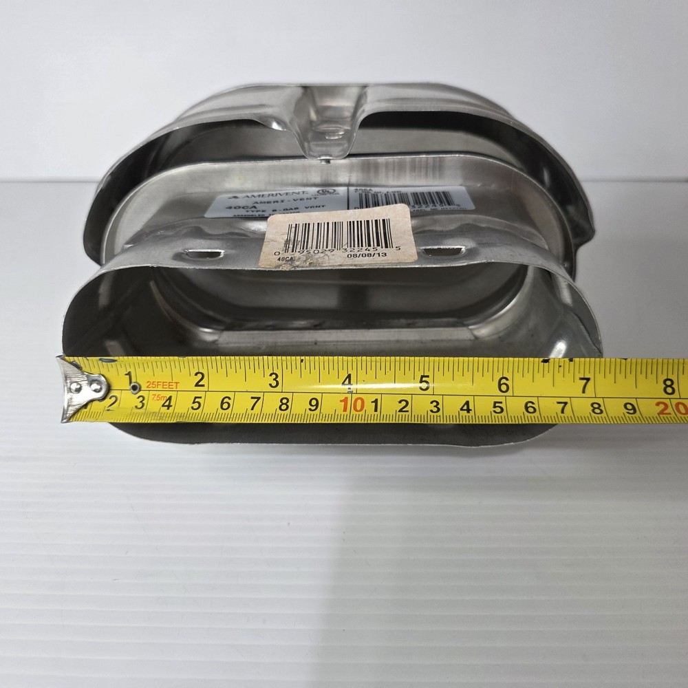 Ameri-Vent 40CA Oval Type B Gas Vent Cap 4" Amerivent