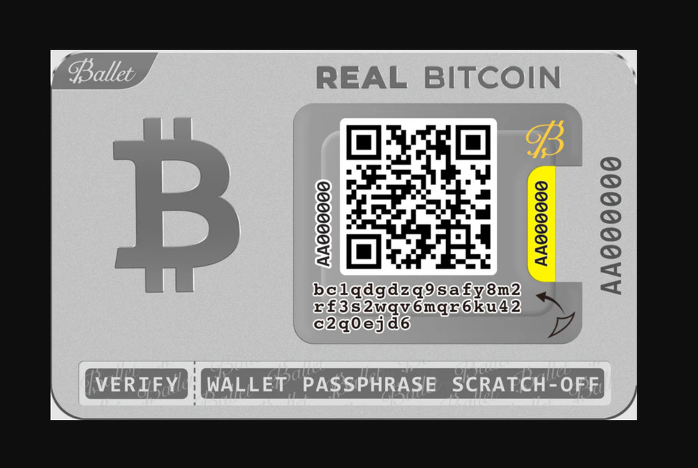 Ballet Crypto Cold Storage- Stainless Steel