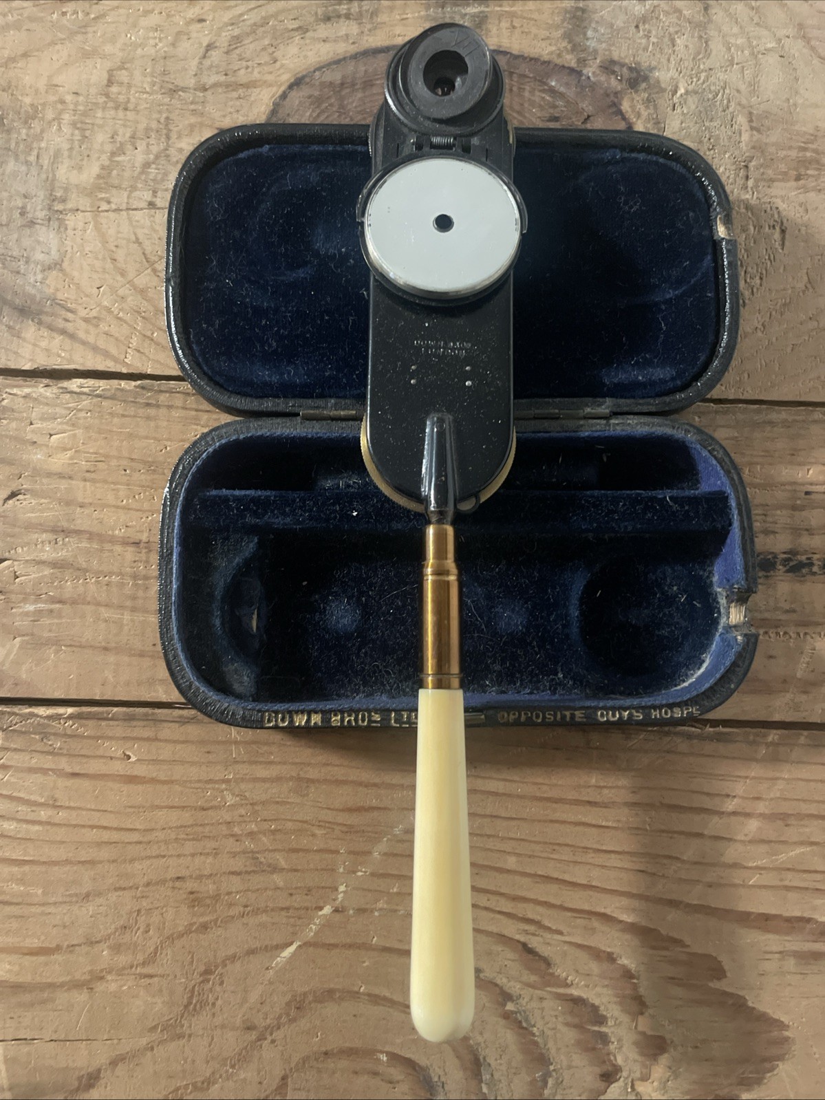 ANTIQUE MORTON’s OPHTHALMOSCOPE DOWN BROS. LONDON UK