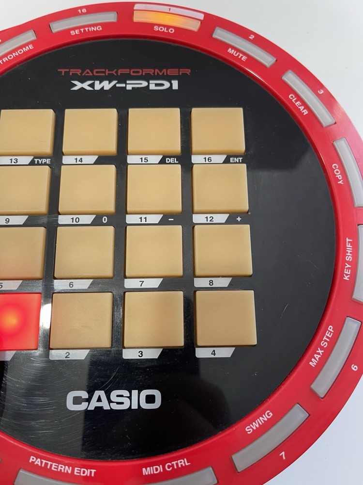 Casio XW-PD1 Sampler Sequencer DJ Controller 16 Pads