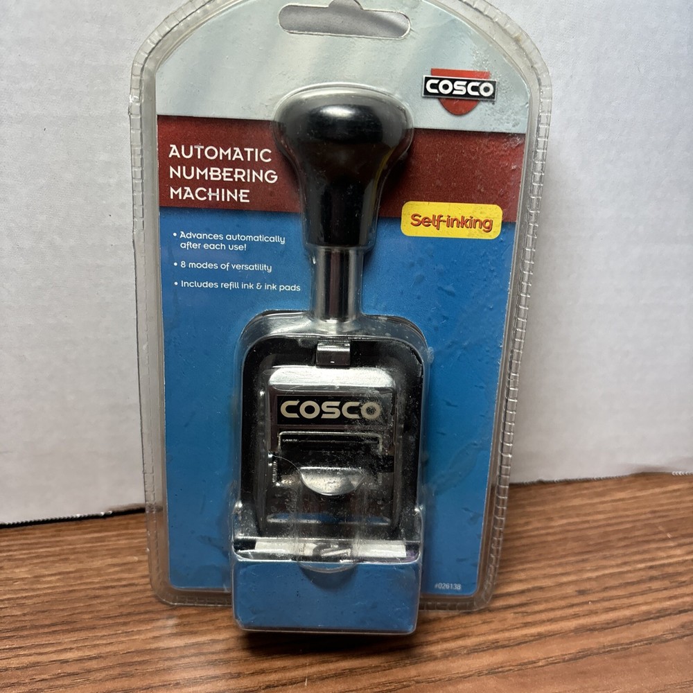 Consolidated Stamp Self-inking Automatic Numbering Machine