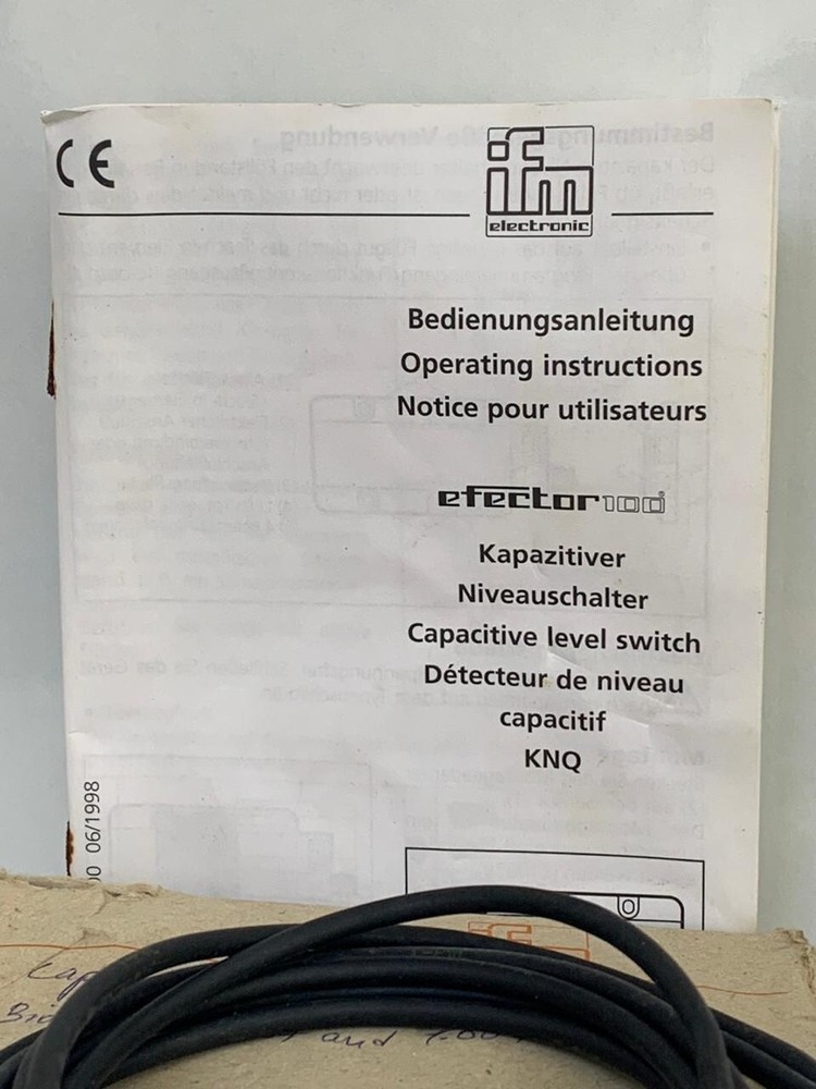 IFM Electronic / Efector 160 / Capacitive Level Switch / KN5105