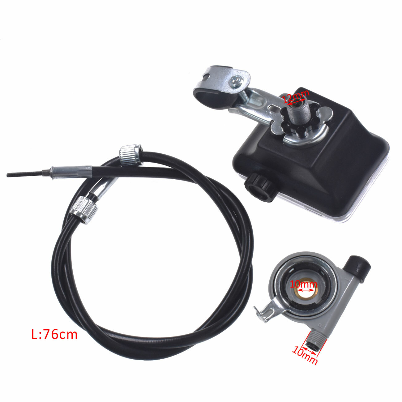 Speedometer Odometer Gauges Analog Classic Style For 26" Motorized Bike