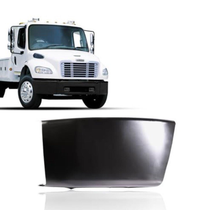 Freightliner M2 Black Bumper Corner A21-26500-026 M2 Left Side 2003-2021
