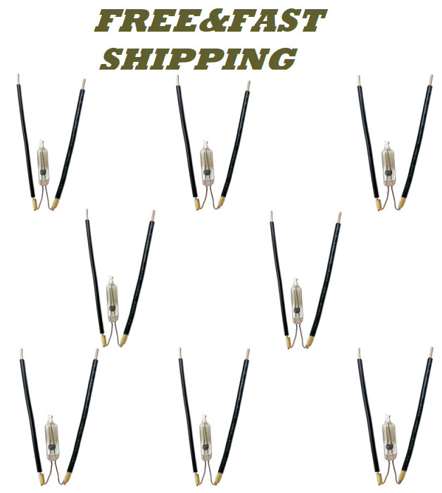 (8pack) Light Bulb Starter Replacement for Flowtron BK-15, 8pack, Black