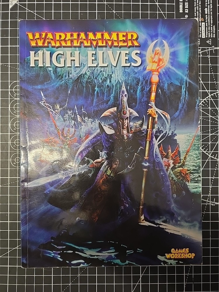 Warhammer High Elves Elfs Codex Army Book Supplement 2002