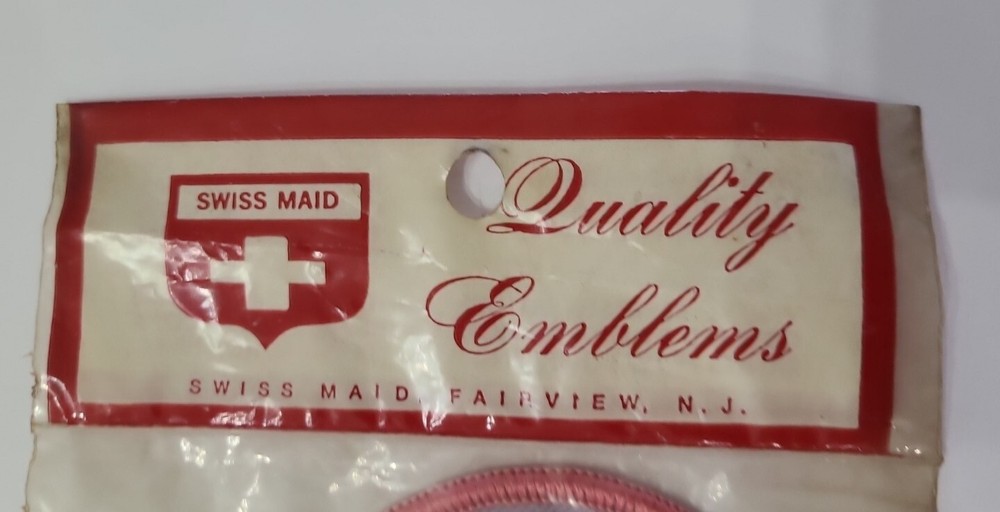 Swiss Maid Patch Lambsy Vintage Patch Quality Emblems 1971 NOS Read ⬇️ C