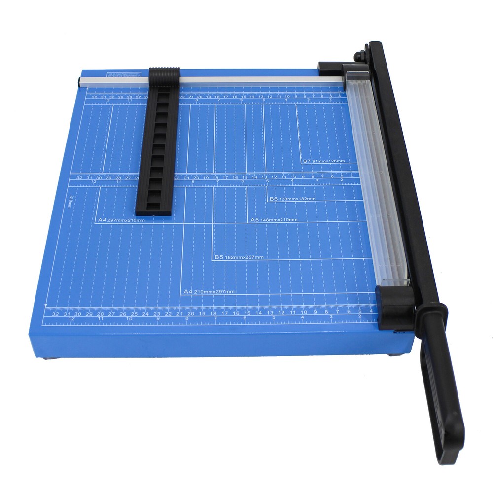 HFS(R) 12” A4 Paper Cutter Multi-Purpose Trimmer Copper Leather, Plastic, Iron