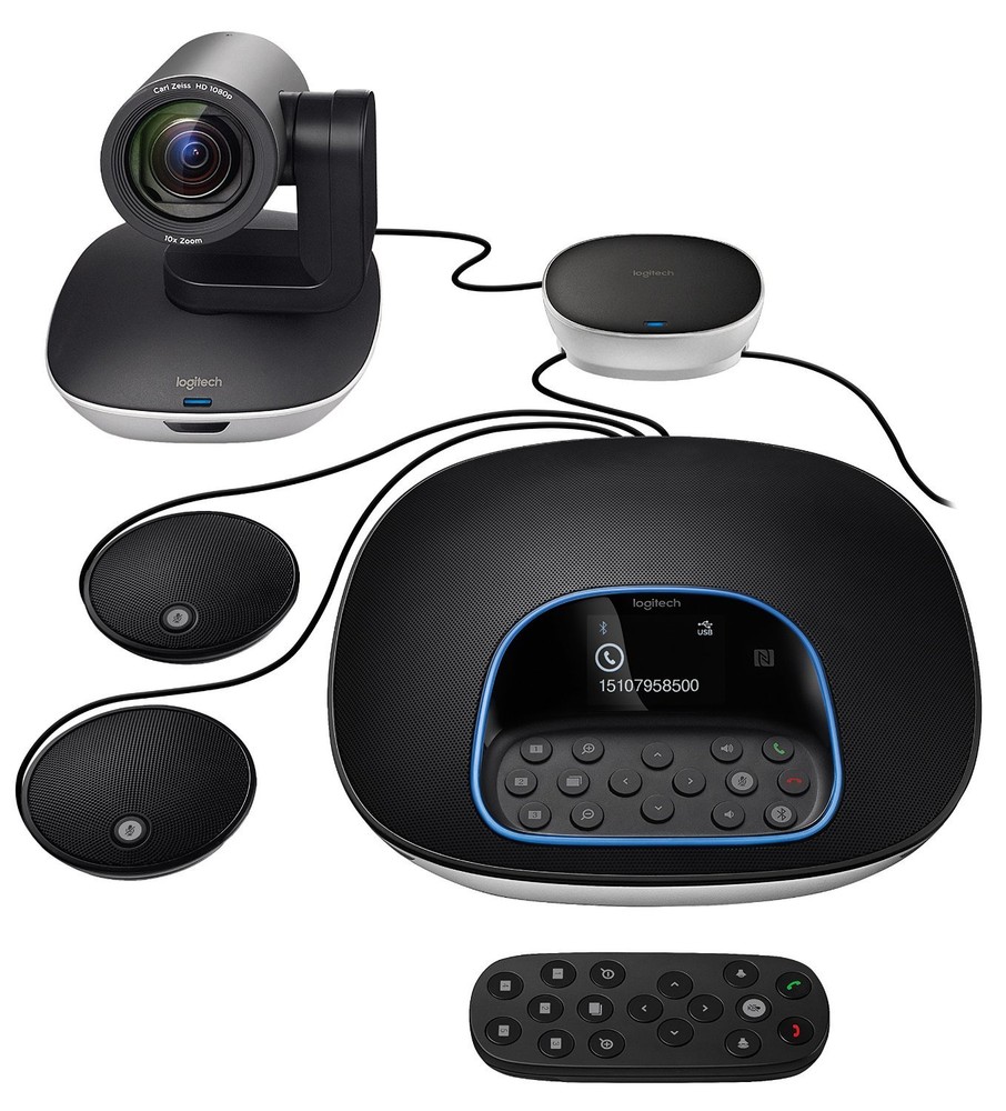 NEW Logitech Group Video Conferencing Bundle with Expansion Mics 960-001060