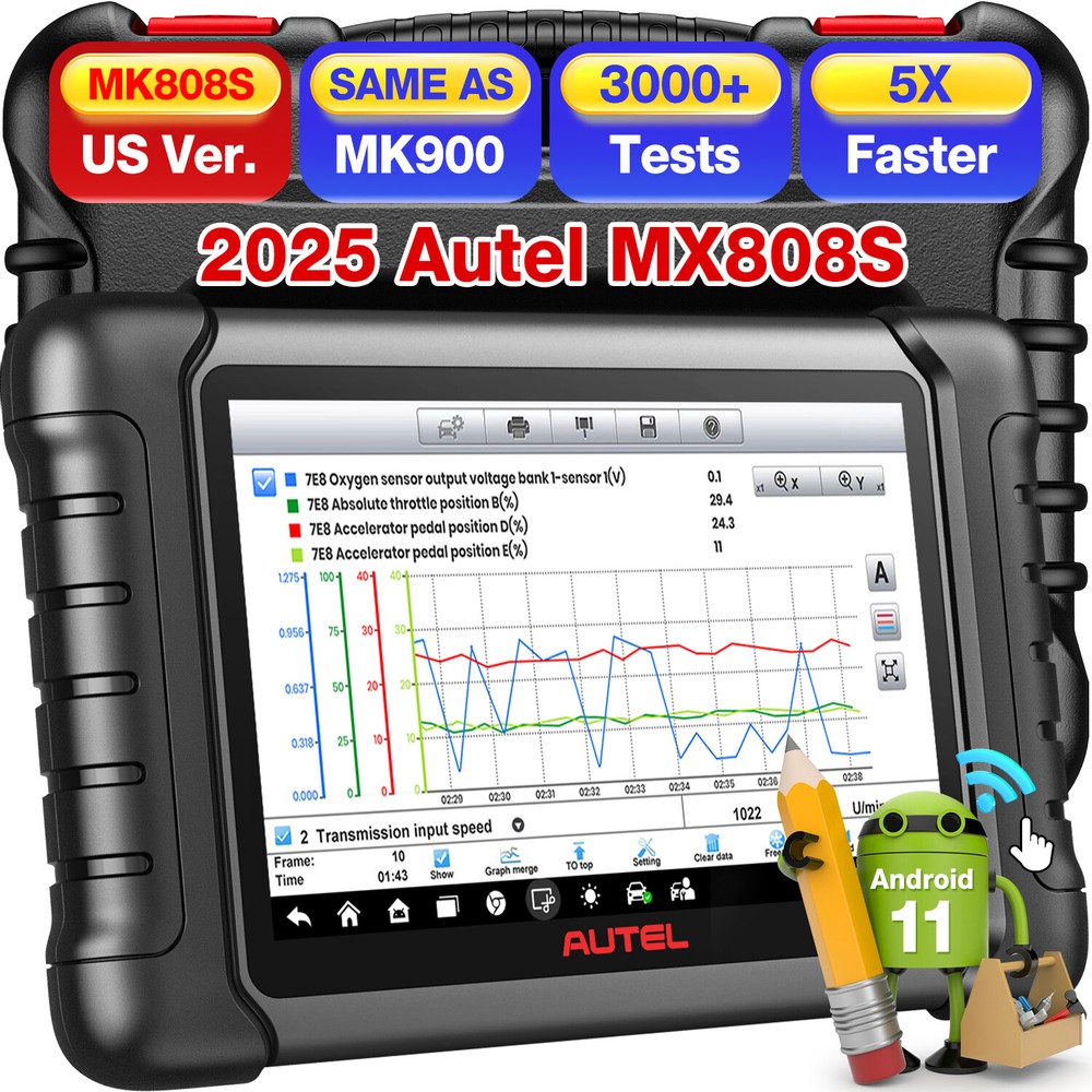 2026 Autel MaxiCheck MX808S PRO MK808S Bidirectional Diagnostic Scanner AutoAuth