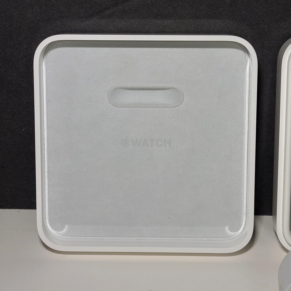 Apple Watch 1st Gen BOX & White Hard Plastic Case, EMPTY BOXE ONLY