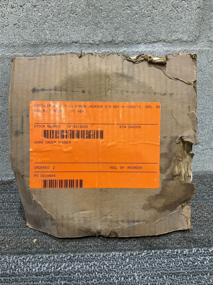 FLOWSERVE BYRON-JACKSON 638565BH IMPELLER WEAR RING 678