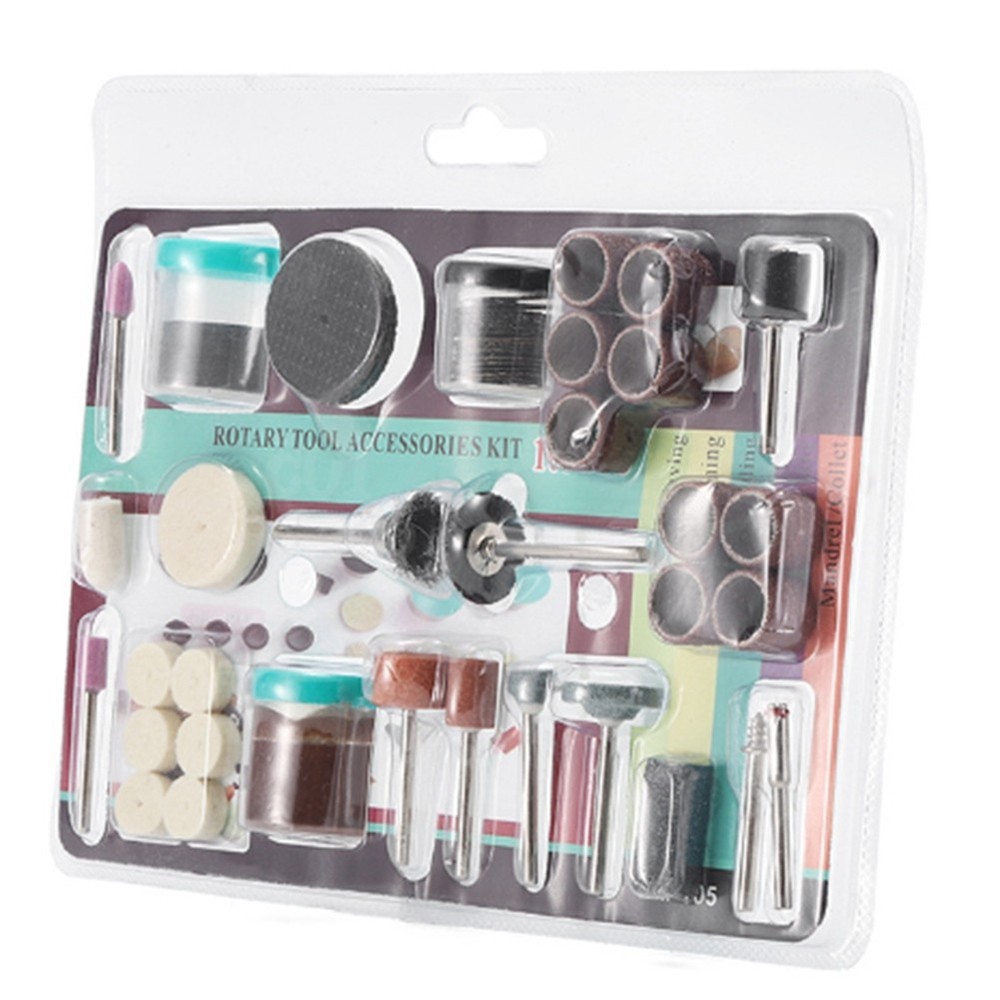 105Pcs Electric  Drill Bit Kit Abrasive Rotary Tool Accessories Set for 8618