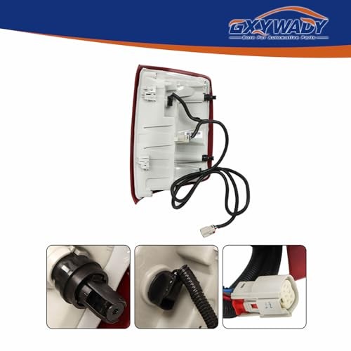 Passenger Right Side Tail Light Assembly Replacement for Silverado 1500 2016