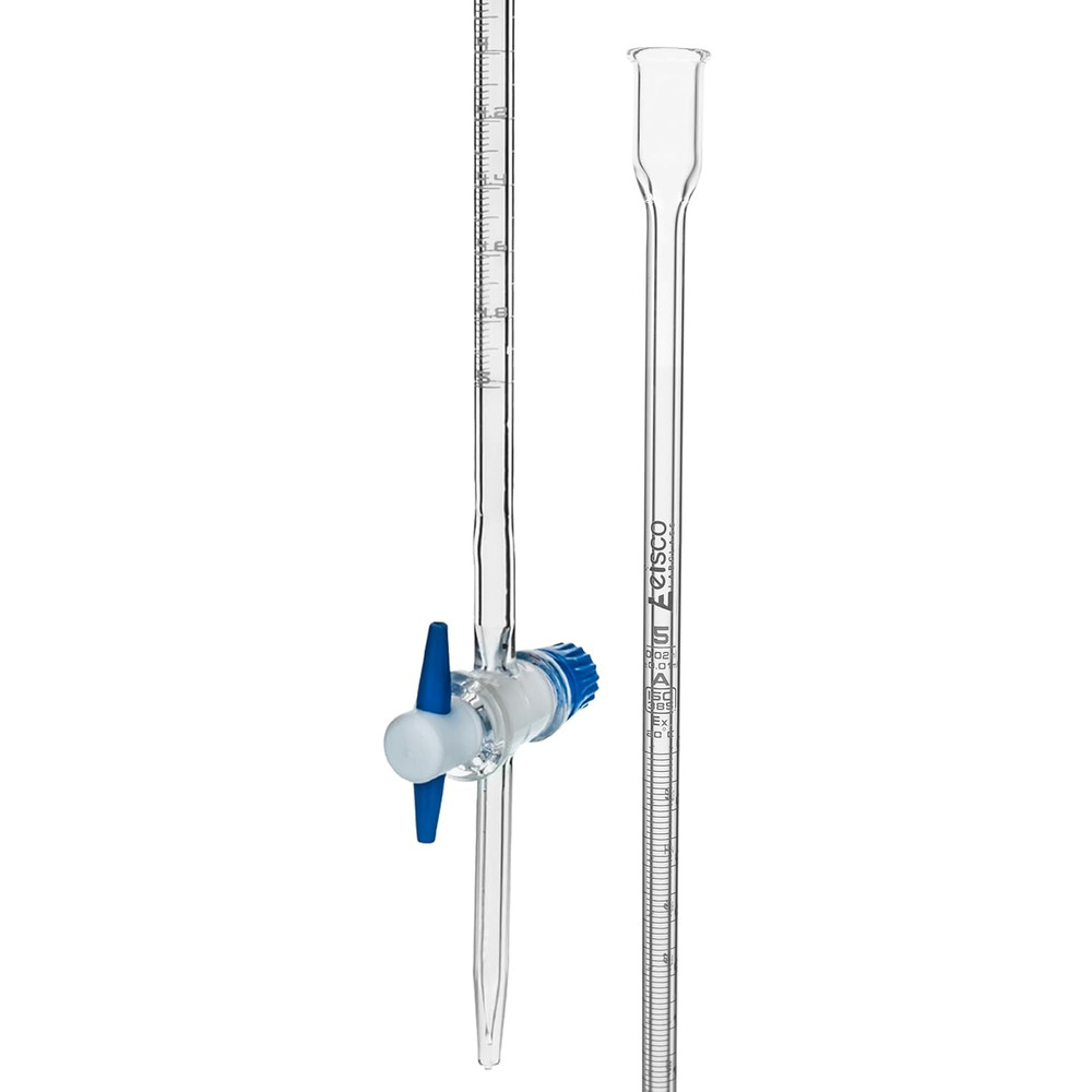 Micro Burette, 5Ml - ASTM, Class A, ±0.01Ml Accuracy - Borosilicate Glass - Stra