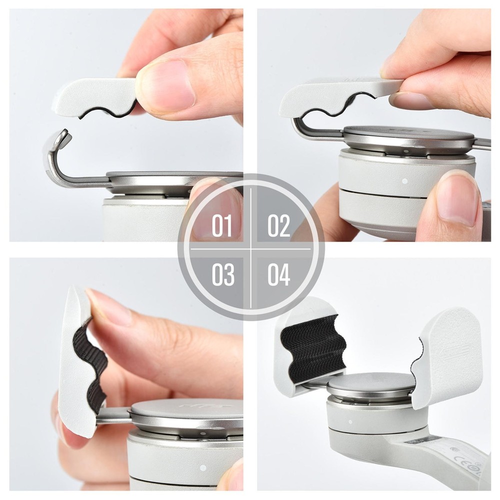 1Pair Bracket Extension Buckle Clip Mount For DJI OM 5/4 Handheld Stabilizer C