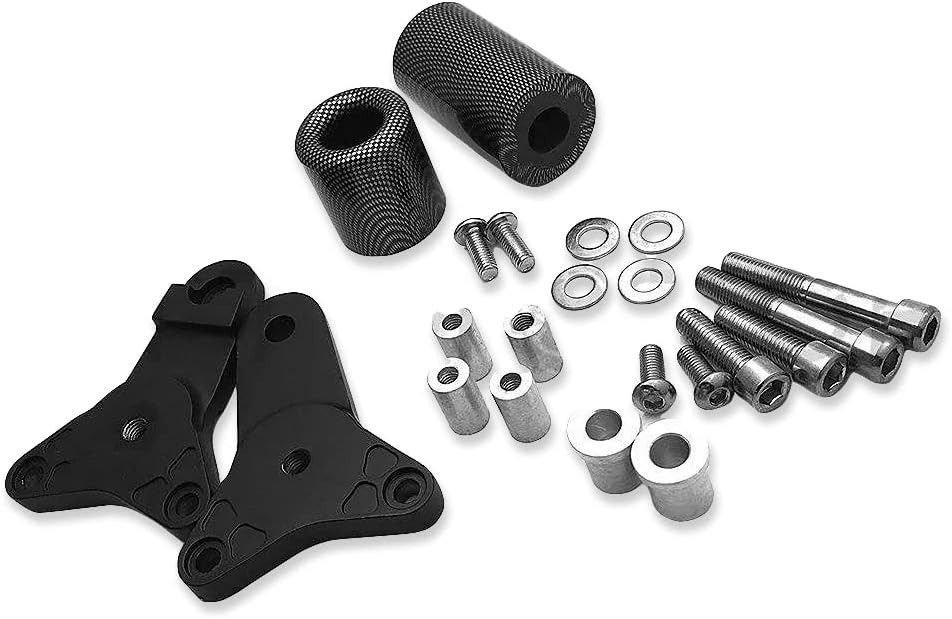MT219-063-CN Carbon No Cut Frame Slider Crash Protector Compatible with 2011-...