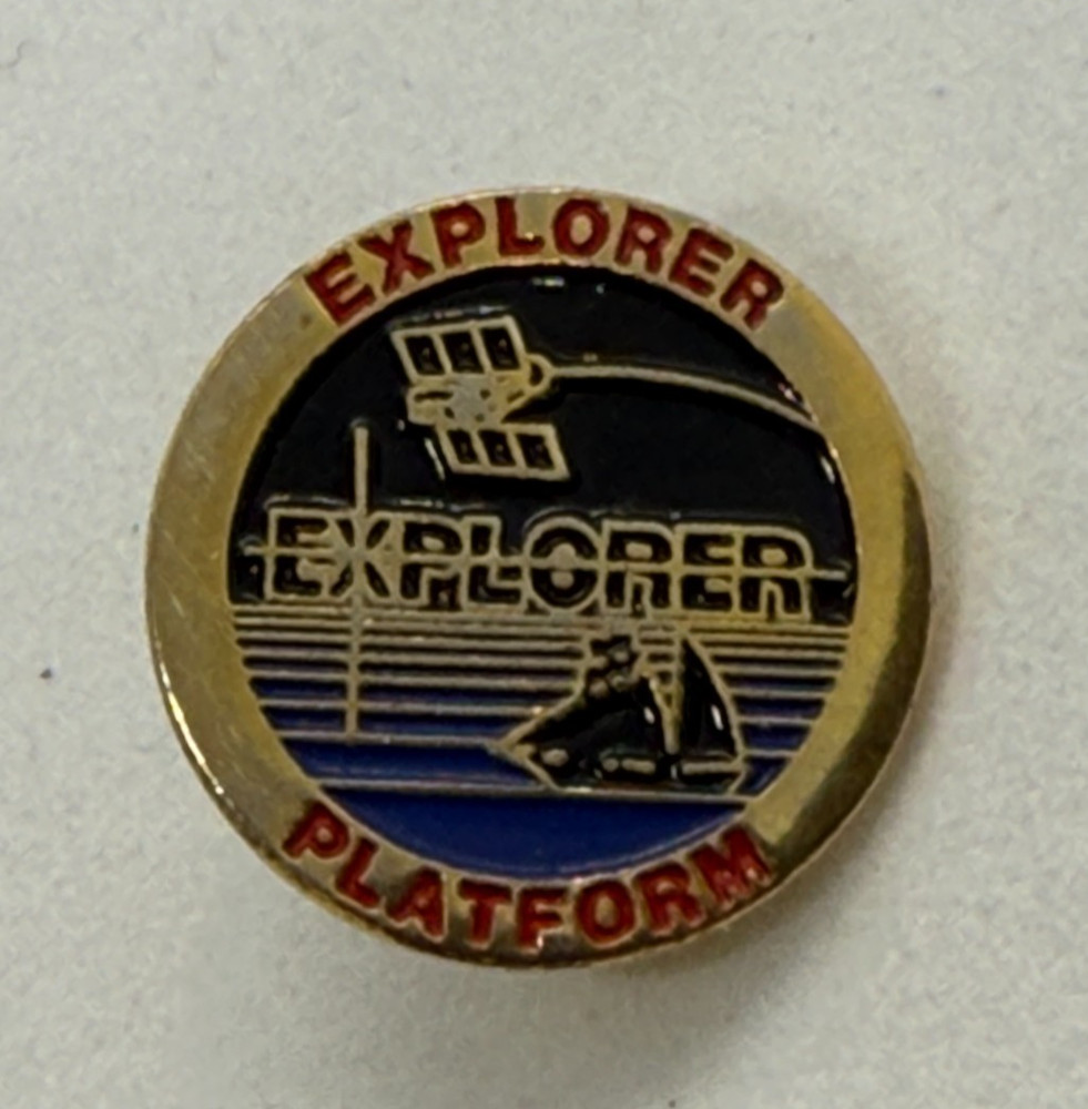 NASA Explorer Platform Lapel Hat Pin for small to medium satellites