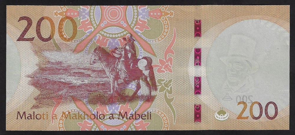 Lesotho 200 Maloti 2021 P- 30 UNC