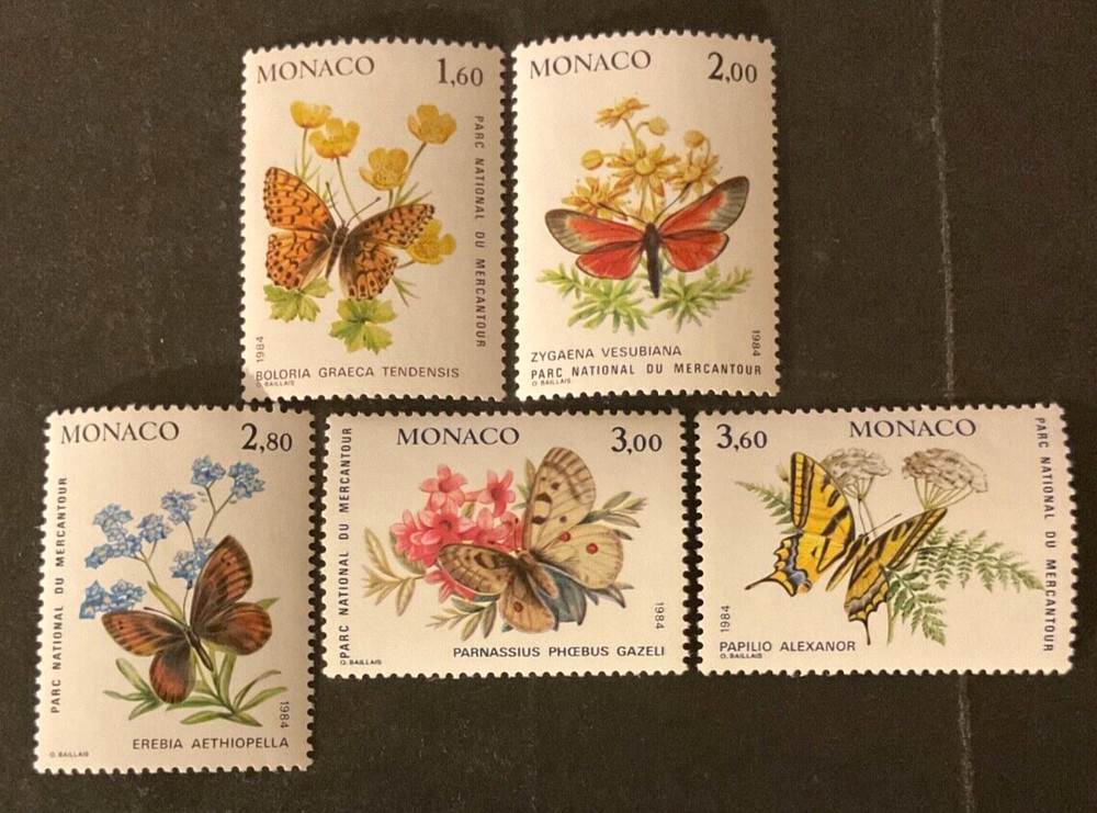 Monaco Scott #1426-30 never hinged
