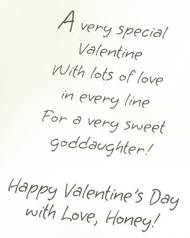 For Goddaughter (V)
