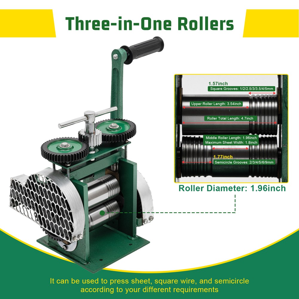 Rolling Mill Combination Rolling Mill Machine with Manual Jewelry Wire Flat