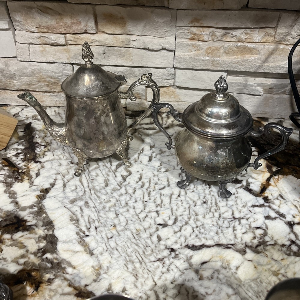 International Silver Company Silver Plated Tea – Coffee Pot Sugar Dish