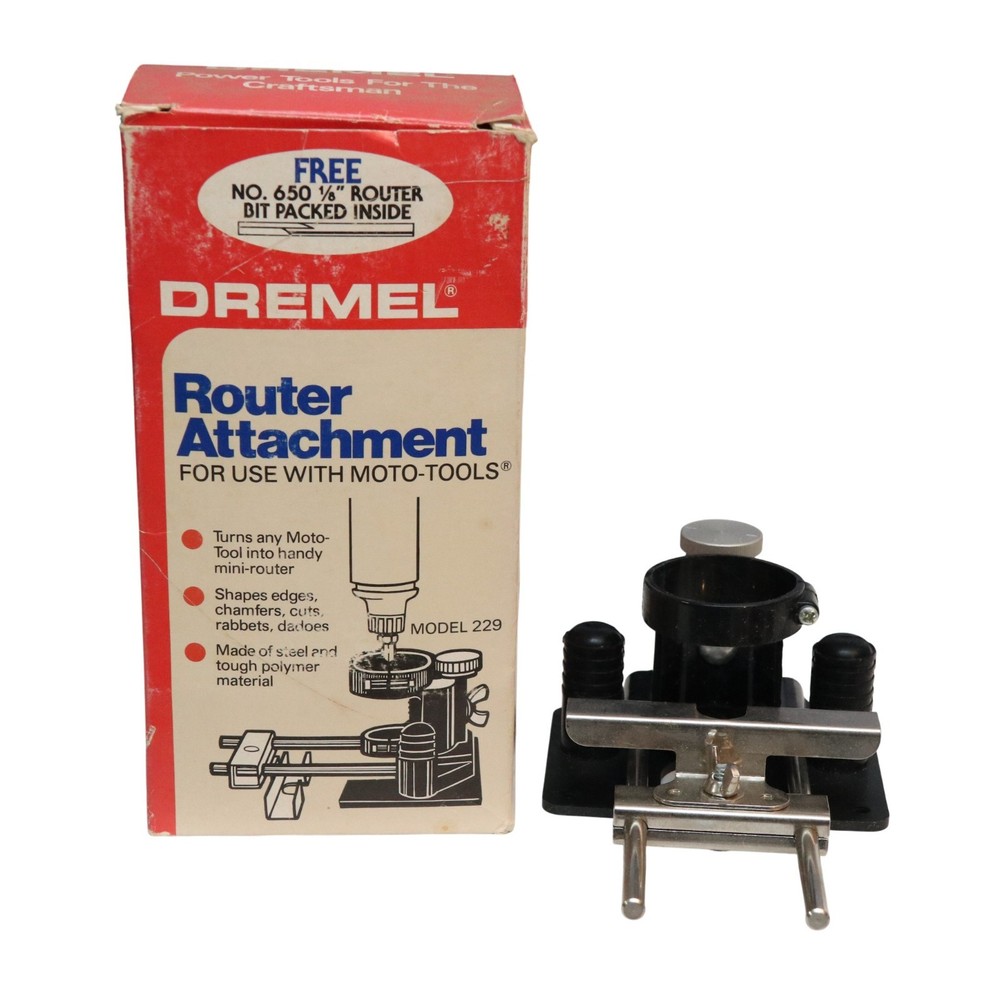 DREMEL ROUTER ATTACHMENT MODEL NO. 229 ~~For Use with Moto-Tools