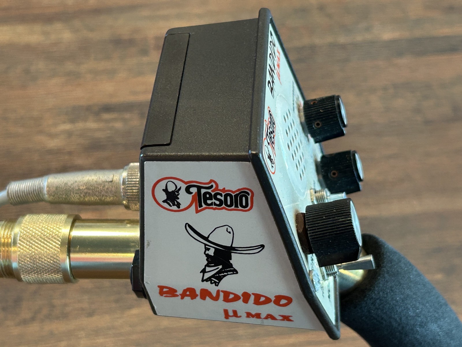 Tesoro BANDIDO uMAX (Bandido MicroMax) Metal Detector w/ 8" Coil, Manual -Nice!