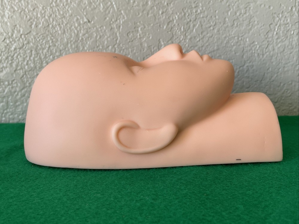 Massage Training Mannequin Head Makeup Eyelash Extension Practice Model Display