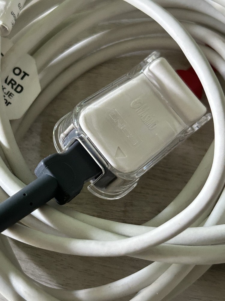 Masimo 2281 Philips SpO2 Extension Cable D-Connect LNCS, with Finger Sensor