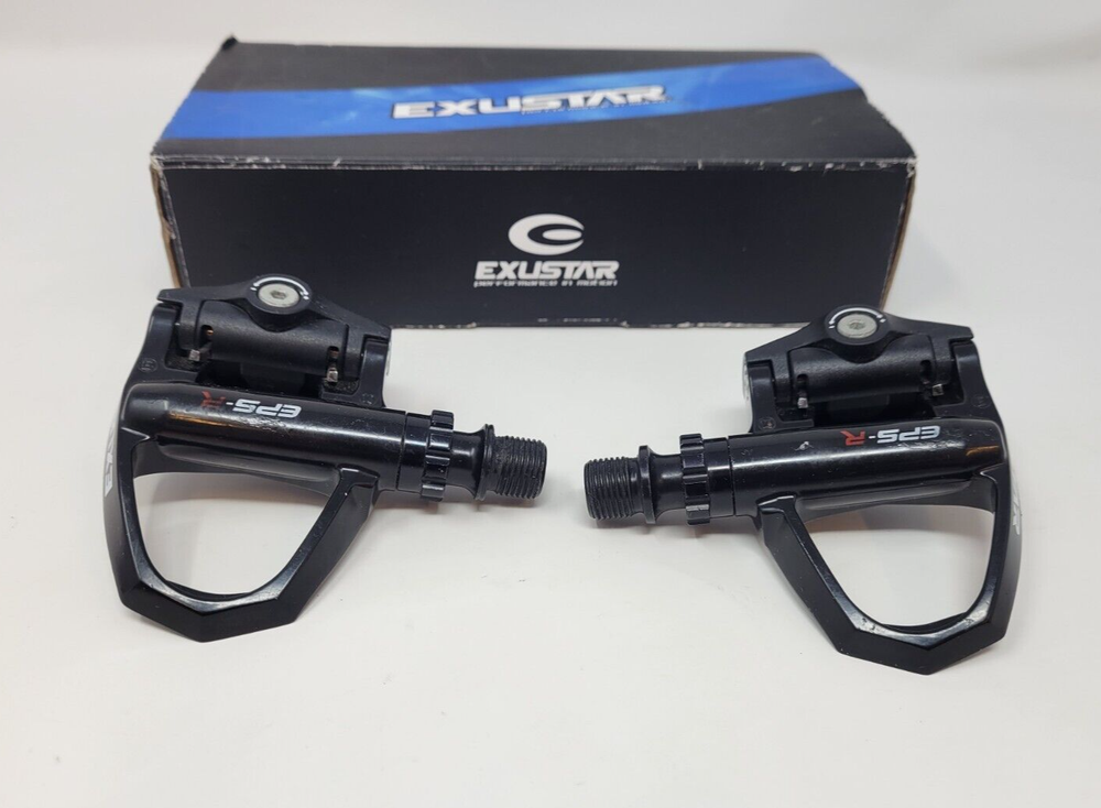 Exustar Clipless Road Pedals E-PR201 Black With Box