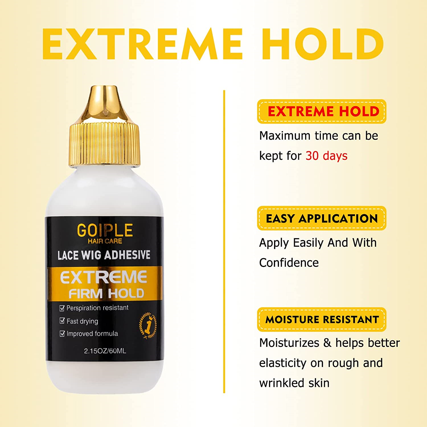 Goiple Waterproof &Strong Hold Lace Glue (Select Size)