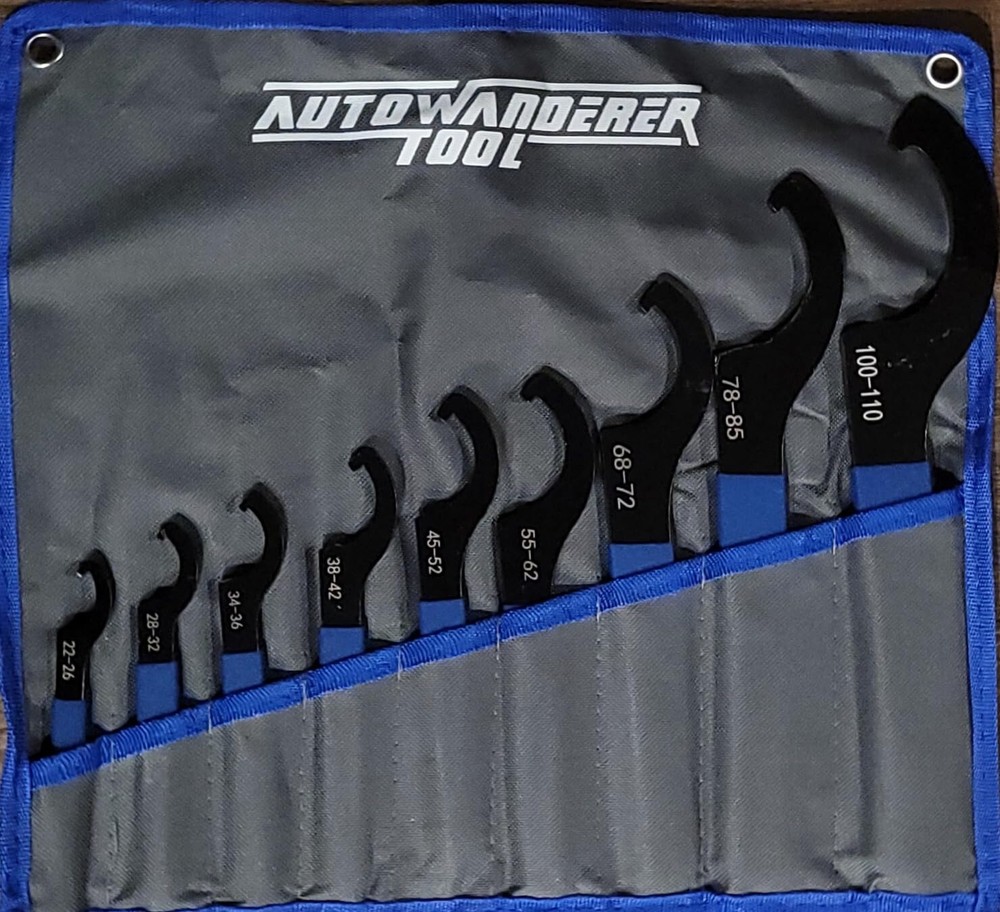 Coilover Spanner Wrench Set Universal Shock Absorber Suspensions Adjustment Tool