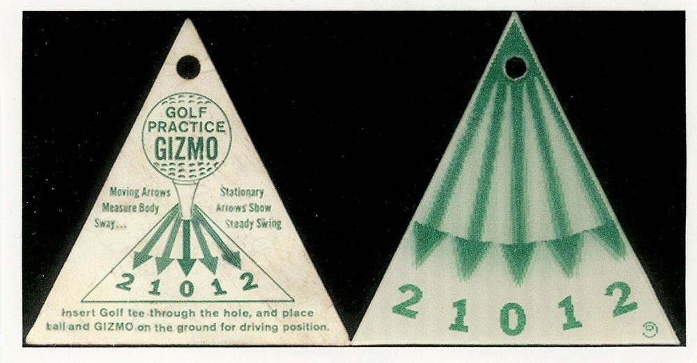 Complete 14 Golf Practice Gizmo 1967 VARI-VUE Motion Flicker Sheet