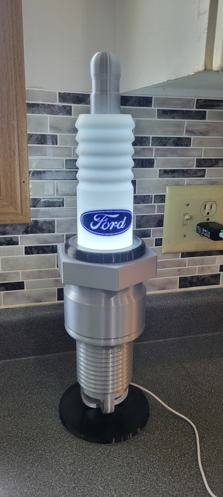 18 inch 3d Printed Lightup Sparkplug