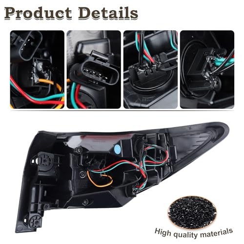 1 Tail Light Rear Lamp Compatible for 2013-2017 Chevy Traverse Left Driver Pair