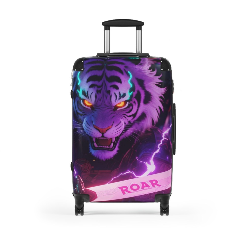 Neon Roaring Tiger Suitcase | Luggage
