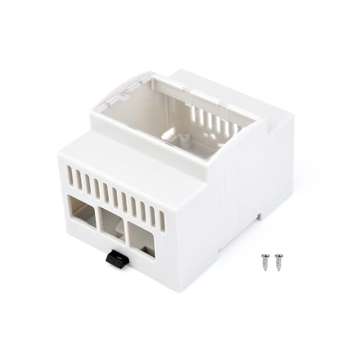 DIN Rail ABS Case for Raspberry Pi 5, Large Inner Space, Injection Moduling