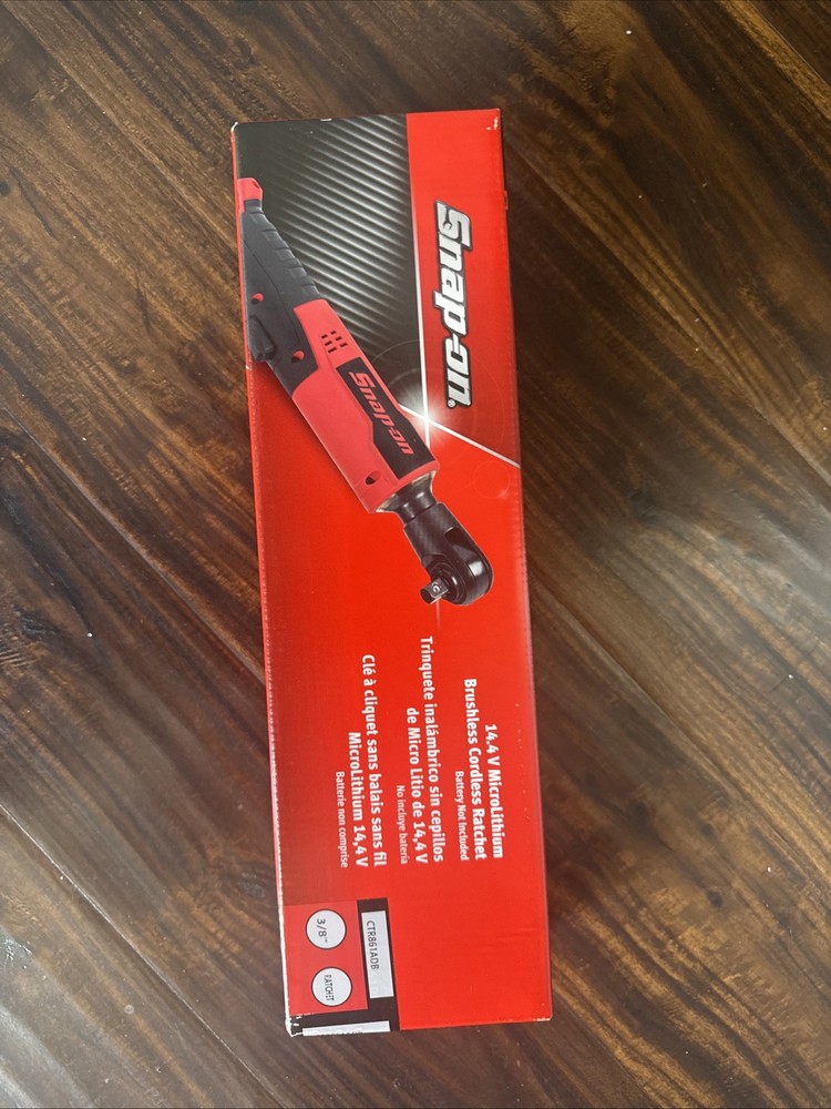 Snap On Tools CTR861adb 14.4 Brushless Cordless Ratchet Red New