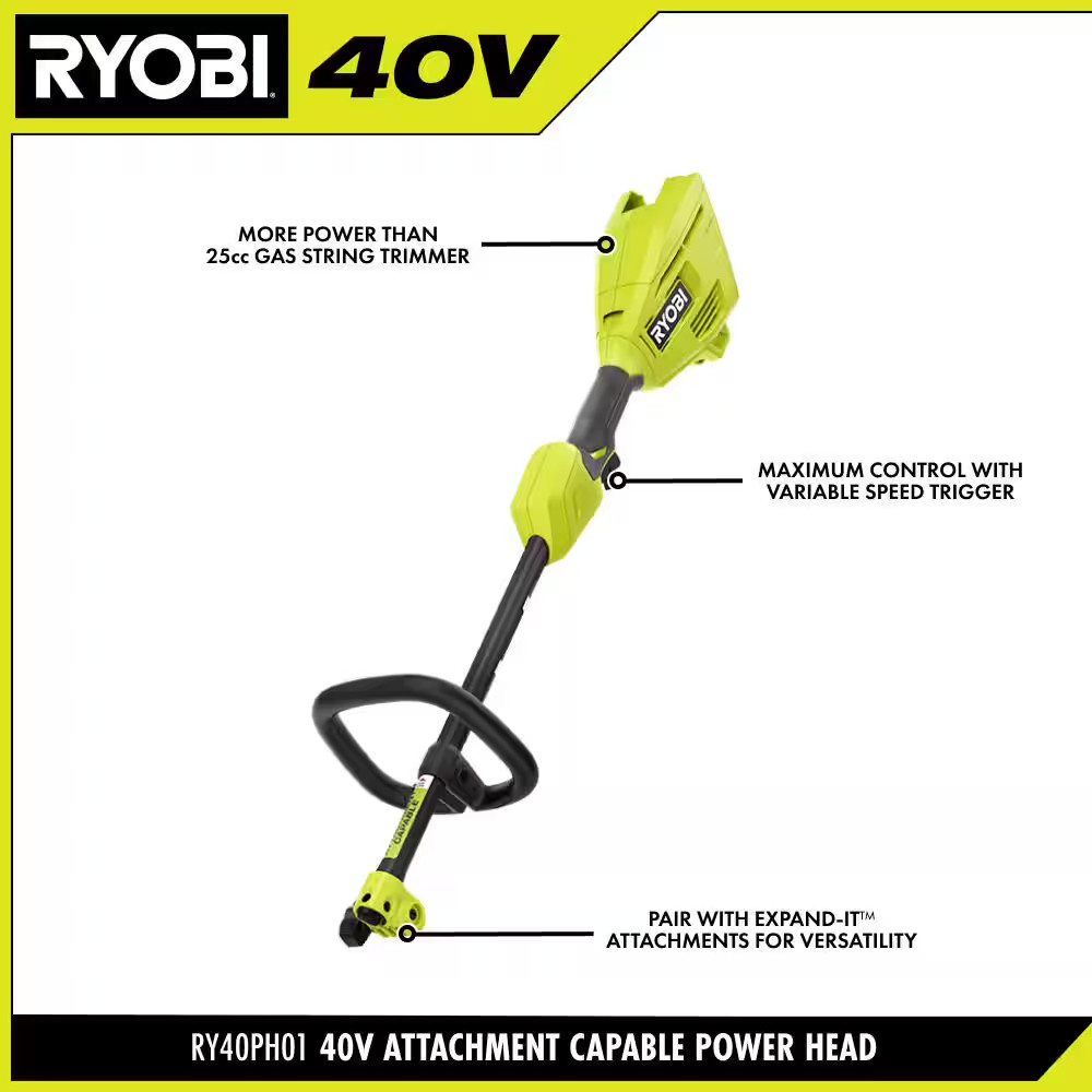40V Expand-It Cordless Battery Attachment Capable Powerhead Kit