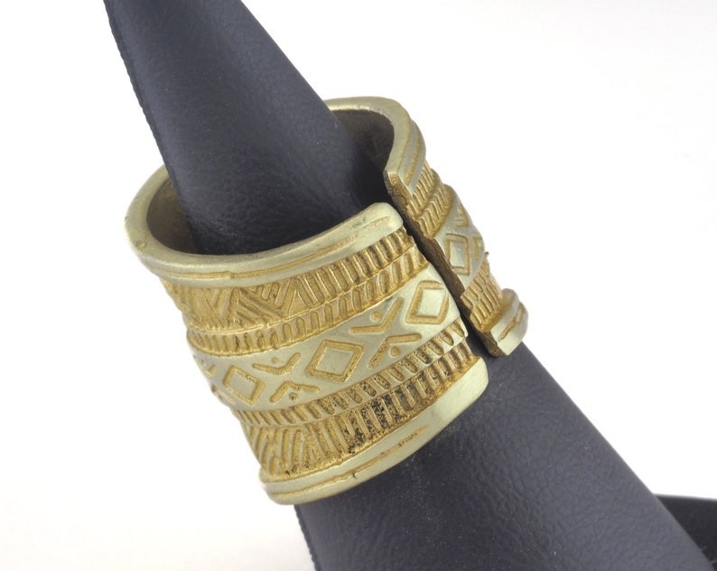 Adjustable Ring Raw brass (18mm 8US inner size) 2654