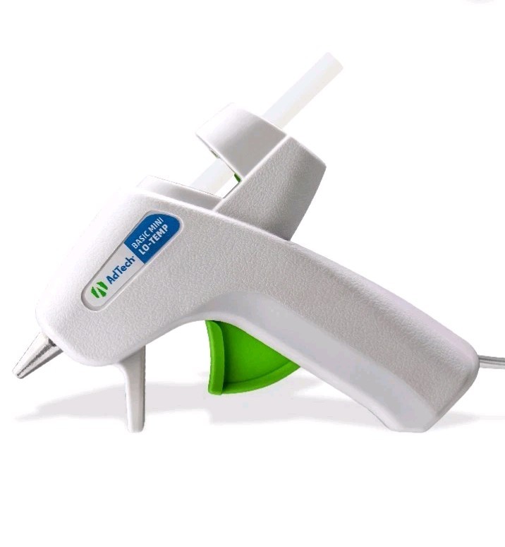 AdTech Mini Size Low-Temp Glue Gun White